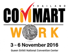 เออาร์ไอพี จัดงาน COMMART WORK 2016  ระหว่างวันที่ 3 – 6 พฤศจิกายน 2559