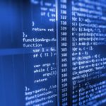 Computer source code programmer script developer.