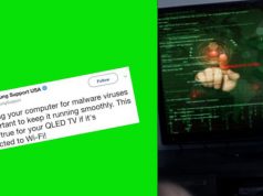 Samsung ขอให้ผู้ใช้สแกนหามัลแวร์บนสมาร์ททีวีของตัวเอง