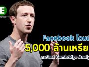เฟสบุ๊กตกลงจ่ายค่าปรับกว่า 5 พันล้านเหรียญฯ พร้อมทำข้อตกลง 20 ปี
