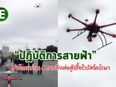 MMC ส่งโดรนร่วมปฏิบัติการ 4 ภารกิจ ต่อสู้เชื้อไวรัสโคโรนาระบาดในจีน