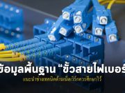 บทความน่ารู้ : ความรู้พื้นฐานเรื่องขั้วสายไฟเบอร์ (Fiber Polarity)