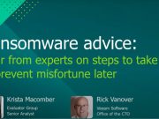 คำแนะนำด้านแรนซั่มแวร์: มาฟังจากผู้เชี่ยวชาญว่าเราต้องทำอย่างไรเพื่อป้องกันมหันตภัยในอนาคต
