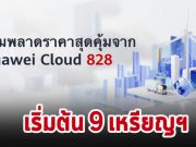 เริ่มต้น 9 เหรียญฯ!! หัวเว่ยจัดแคมเปญพิเศษ Huawei Cloud 828 ราคาสุดคุ้ม