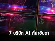 บทความ – 7 บริษัทด้าน AI ที่น่าจับตามองในปี 2024