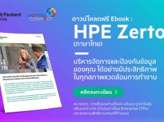 บริหารจัดการและป้องกันข้อมูลของคุณอย่างมีประสิทธิภาพ ในทุกสภาพแวดล้อมการทำงานด้วย HPE Zerto